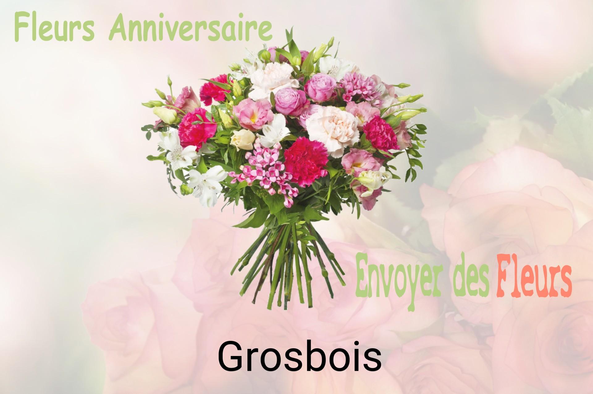 Bouquet de fleurs d’anniversaire livré à Grosbois
